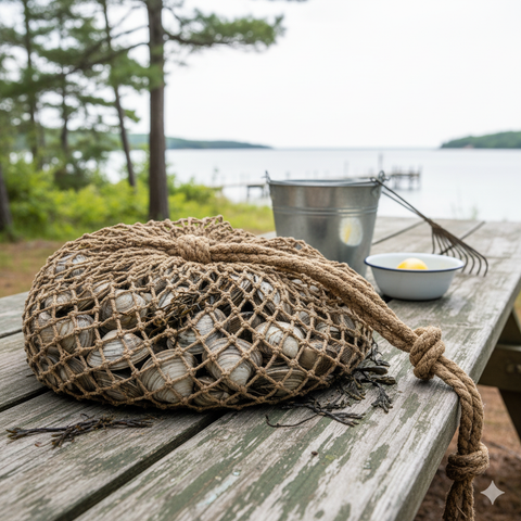 CLAMS-1 LB. Fresh Maine Live Clams